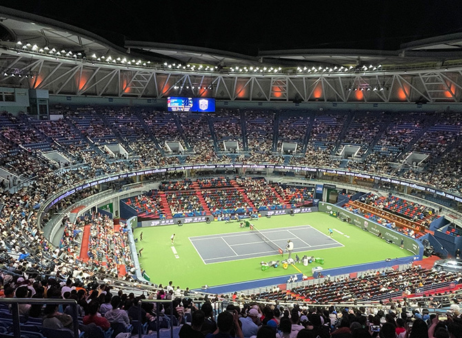 上海旗忠网球中心中央球场