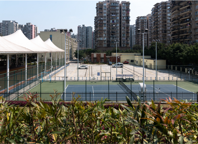 重庆南渝中学网球场