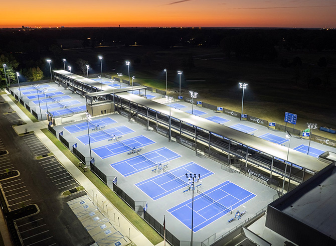 美国孟菲斯Leftwich网球中心（ Leftwich Tennis Center）
